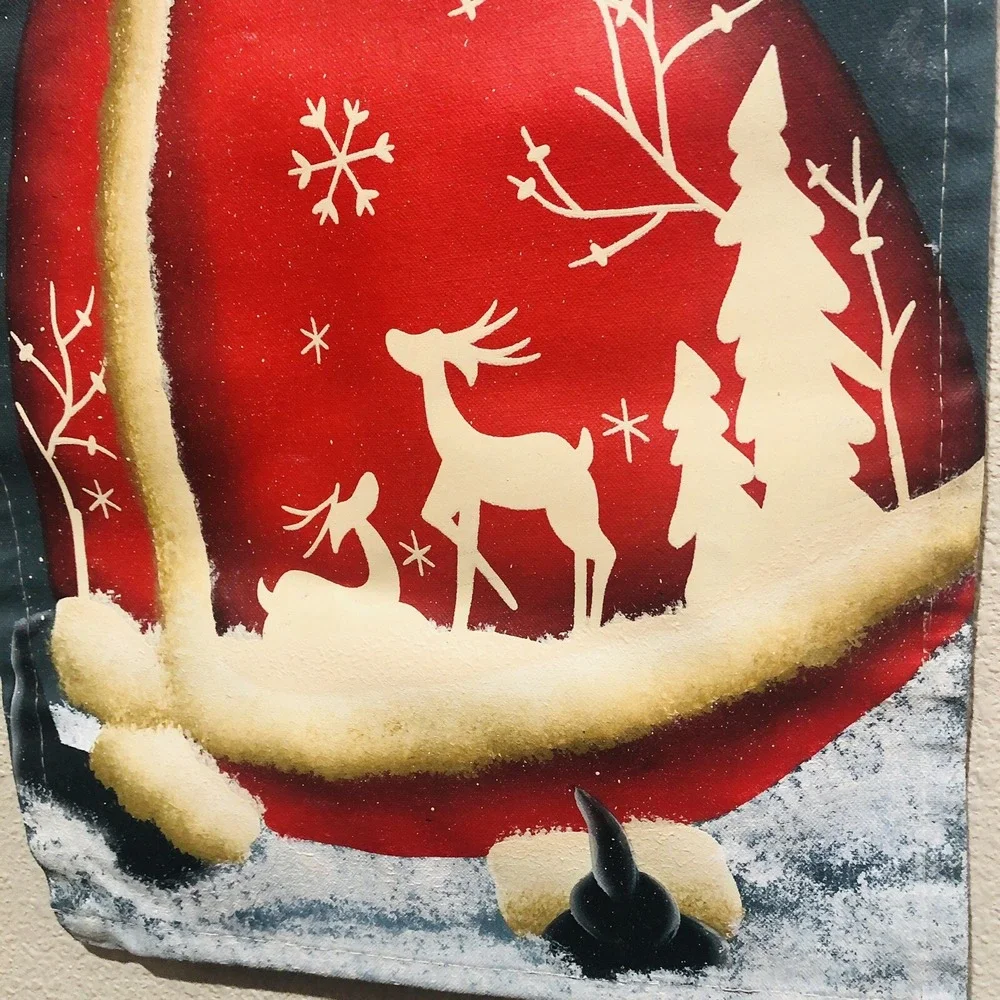 Merry Christmas Santa Claus With Gifts Banner Christmas Decoration 29 1/2